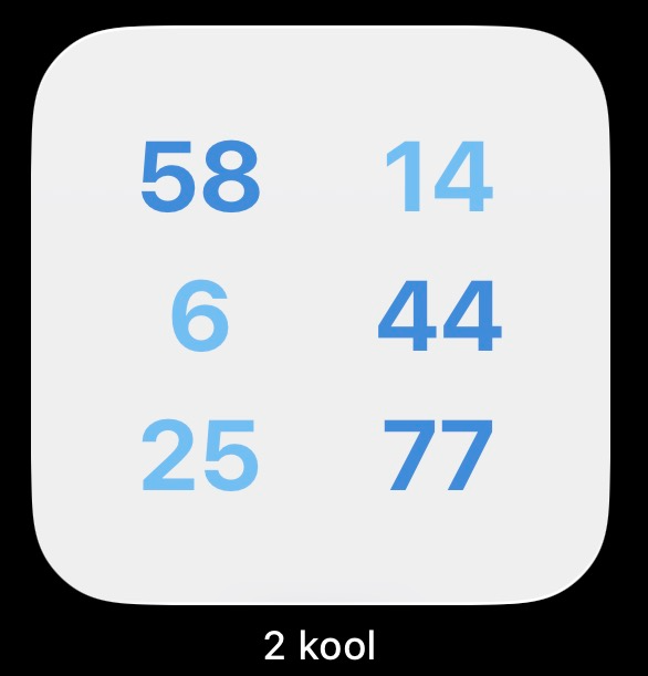 2 Kool widget